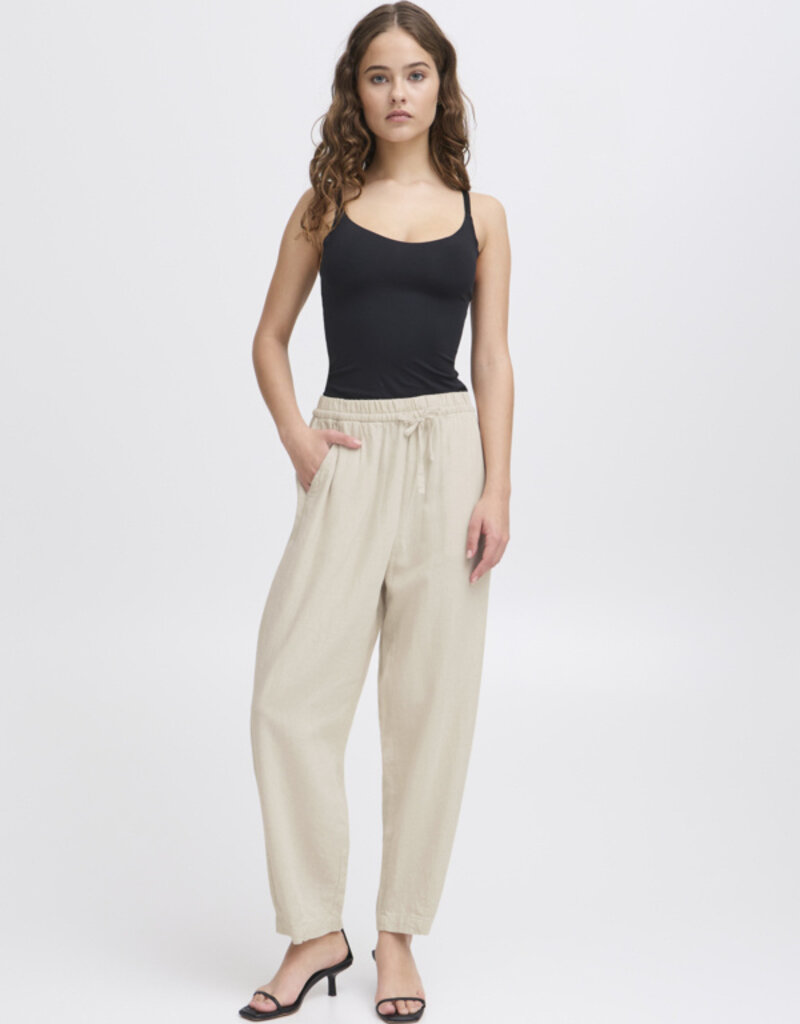 ICHI Linno Barrel Leg Casual Pant