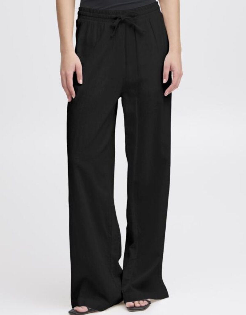 ICHI Linno Linen Blend Pant