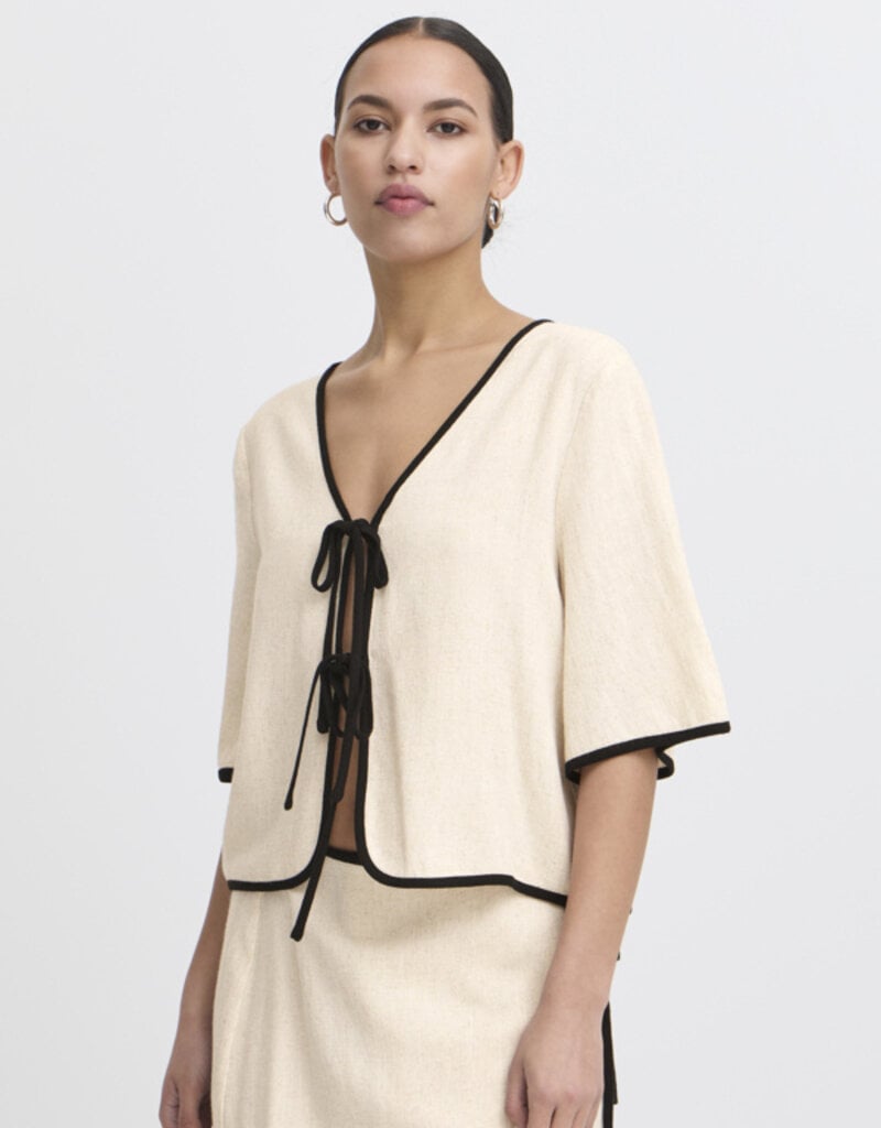 ICHI Tacita Shirt With Ties