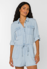 Velvet Heart Luba Romper in Visalia Blue
