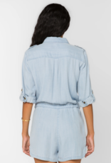 Velvet Heart Luba Romper in Visalia Blue