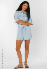 Velvet Heart Luba Romper in Visalia Blue