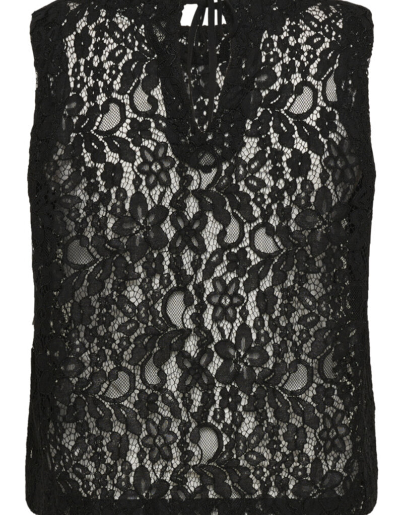 Kaffe Lora Sleeveless Lace Blouse