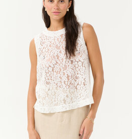 Kaffe Lora Sleeveless Lace Blouse