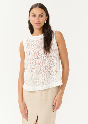 Kaffe Lora Sleeveless Lace Blouse