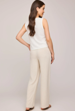 Gentle Fawn Elliot Linen Blend Pants in Cream Linen