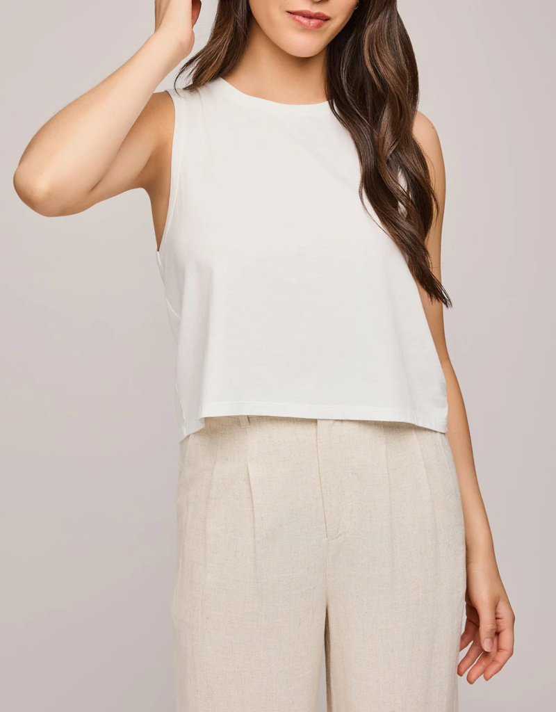 Gentle Fawn Elliot Linen Blend Pants in Cream Linen