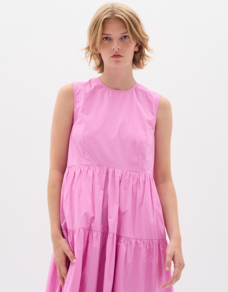 InWear Furla Long Cotton Dress In Pink