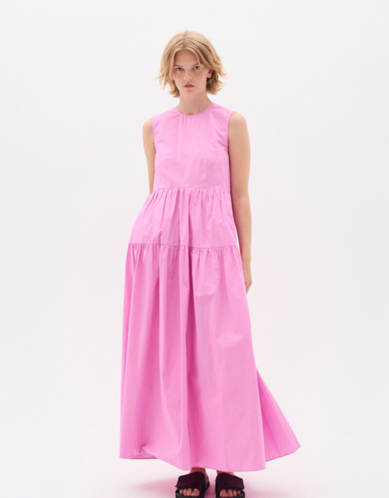 InWear Furla Long Cotton Dress In Pink