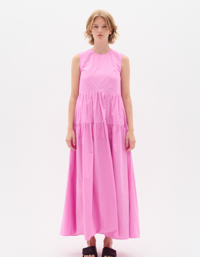 InWear Furla Long Cotton Dress In Pink