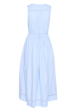 InWear Furla Cotton Poplin Wrap Dress In Blue