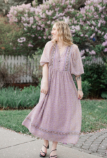 Des Petits Hauts Sonate Long Sleeve Floral Dress