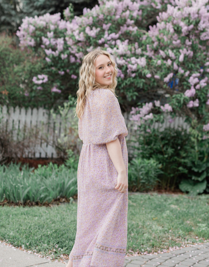 Des Petits Hauts Sonate Long Sleeve Floral Dress