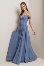 Soieblu Cara Maxi Dress in Slate Blue