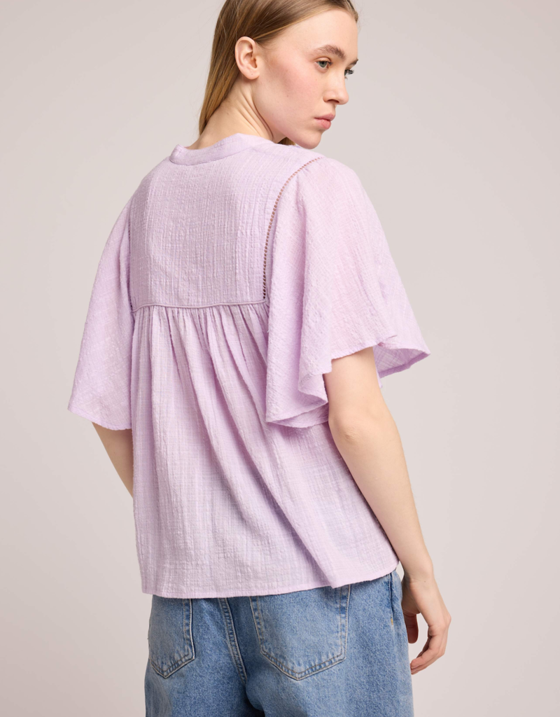 Louizon Balino Flutter Sleeve Blouse