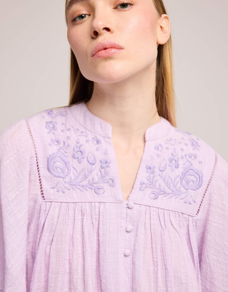 Louizon Balino Flutter Sleeve Blouse