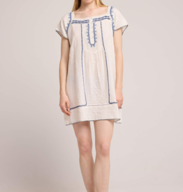Louizon Atel Embroidered Cotton Dress