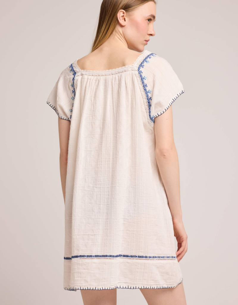 Louizon Atel Embroidered Cotton Dress