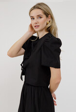 Brunette the Label Poplin Tie Up Top