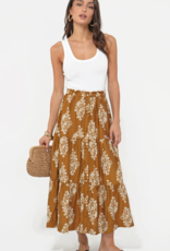 Greylin Marcy Print Tiered Skirt