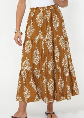 Greylin Marcy Print Tiered Skirt