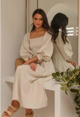 Girl And The Sun Paros Cotton Midi Dress