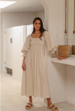 Girl And The Sun Paros Cotton Midi Dress