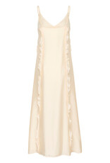Part Two Roma Ruffled Satin Maxi Dress