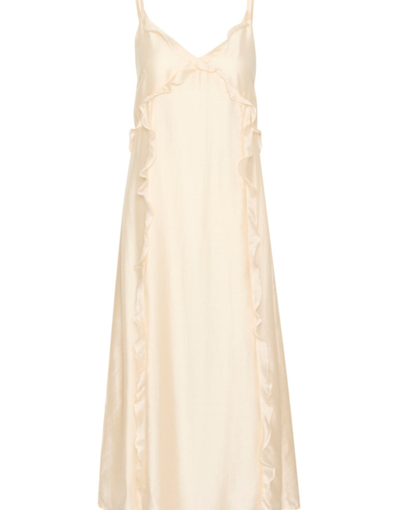 Part Two Roma Ruffled Satin Maxi Dress