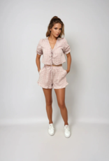 Privilege Minnie 2pc Short Set in Rose Gingham