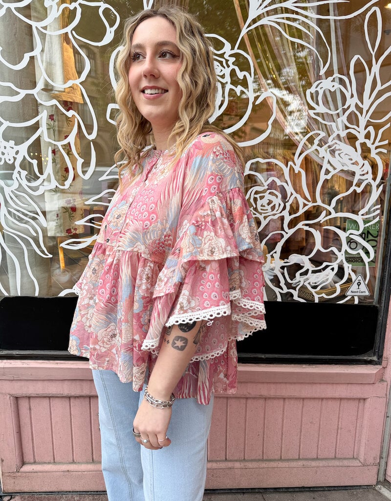 ASTRID Printed Summer Blouse (FINAL SALE)
