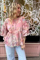ASTRID Printed Summer Blouse (FINAL SALE)