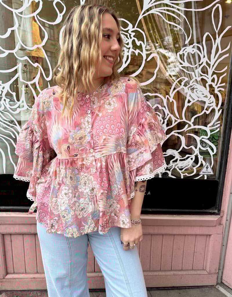 ASTRID Printed Summer Blouse (FINAL SALE)