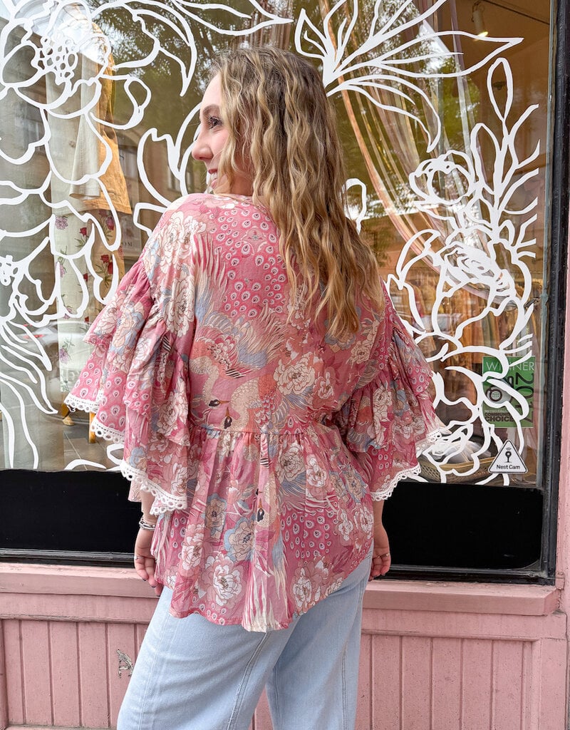ASTRID Printed Summer Blouse (FINAL SALE)