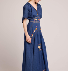 Louizon Wiwi Maxi Dress with Embroidery