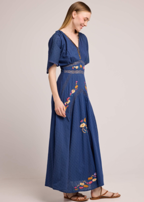 Louizon Wiwi Maxi Dress with Embroidery