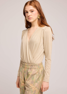 Louizon Boskay Gold Shimmer Bodysuit