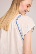 Louizon Atmobis Embroidered Cotton Blouse