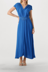 Louizon Fayence Long Dress with Belt Detail