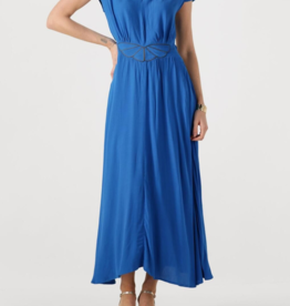 Louizon Fayence Long Dress with Belt Detail