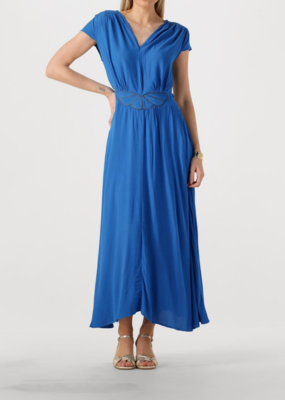 Louizon Fayence Long Dress with Belt Detail