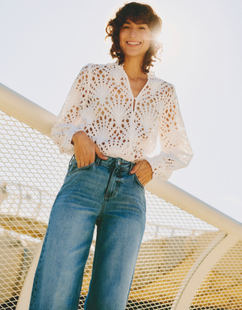 B.Young Lacy Blouse