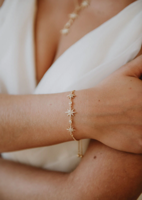 Luna & Stone Lyra Star Bracelet *Two Colours*