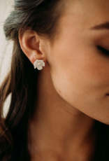 Luna & Stone Thalia Flower Stud Earring