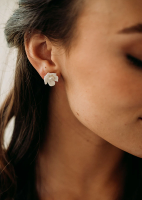 Luna & Stone Thalia Flower Stud Earring