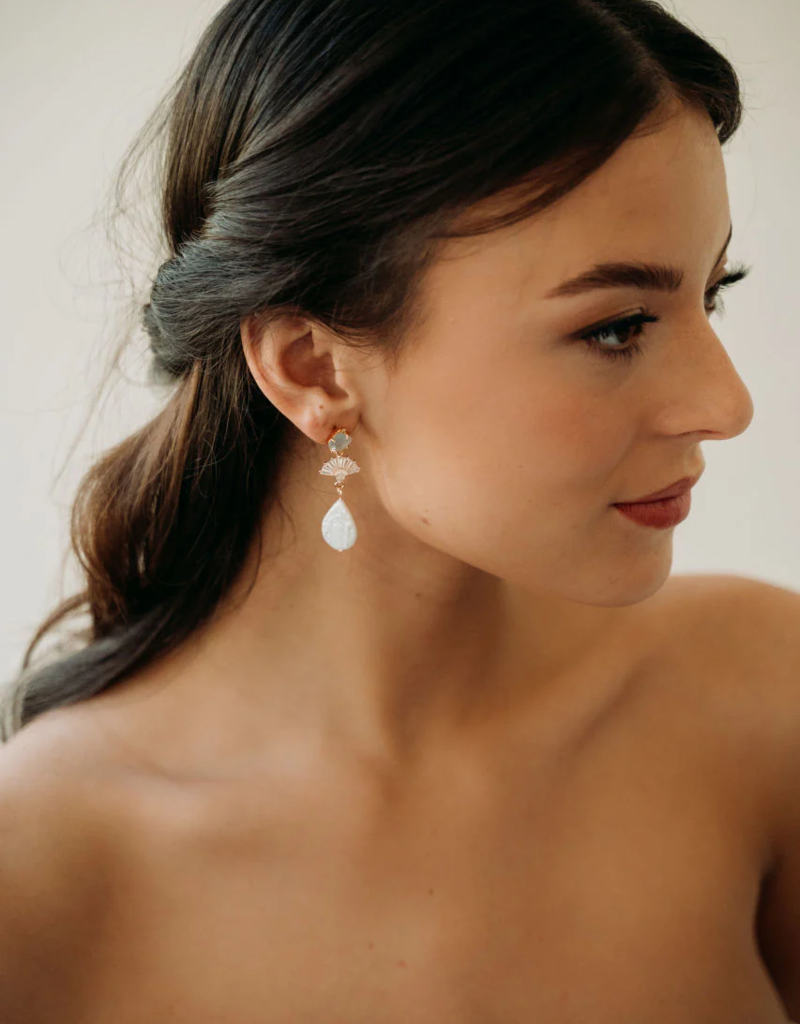 Luna & Stone Blue Amalfi Dangle Earring