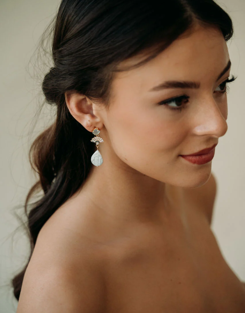 Luna & Stone Blue Amalfi Dangle Earring