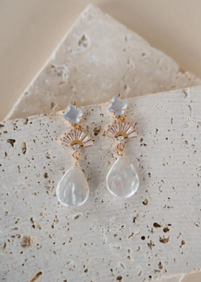 Luna & Stone Blue Amalfi Dangle Earring