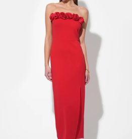 Adelyn Rae Solana Rosette Midi Dress