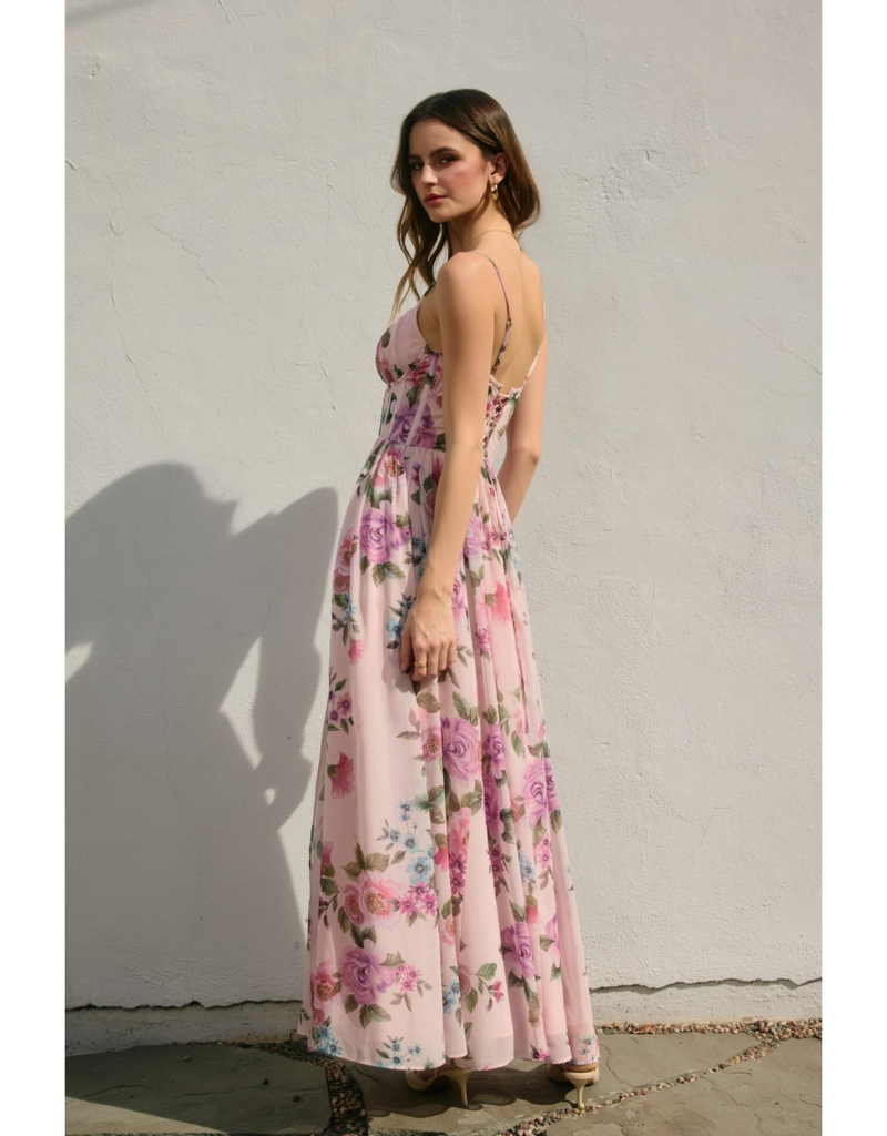 Dress Forum Sweet Candy Corset Flowy Maxi Dress